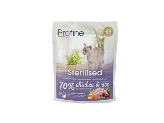 Фото - сухий корм Profine (Профайн) STERILISED (ДЛЯ СТЕРИЛІЗОВАНИХ) сухий корм для котів