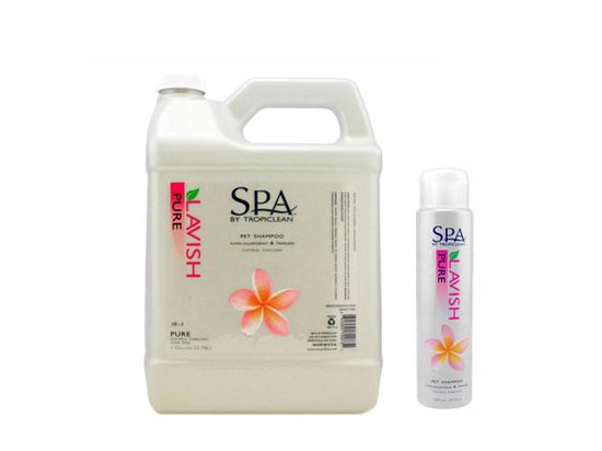 Фото 2 -  повседневная косметика Tropiclean PURE SHAMPOO (ГИПОАЛЛЕРГЕННЫЙ И ОЧИЩАЮЩИЙ) шампунь для собак и кошек