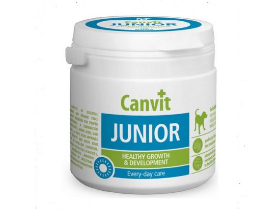 Фото - Canvit Junior (Юніор) добавка для цуценят та молодих собак вітаміни та мінерали Canvit Junior (Юніор) добавка для цуценят та молодих собак