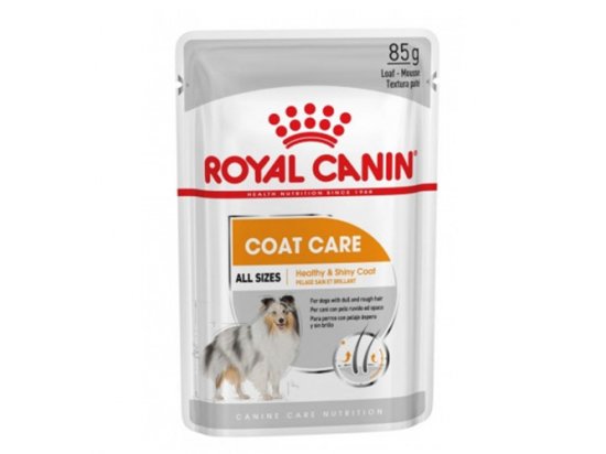 Фото 8 -  вологий корм (консерви) Royal Canin COAT CARE вологий корм для собак для краси та блиску шерсті