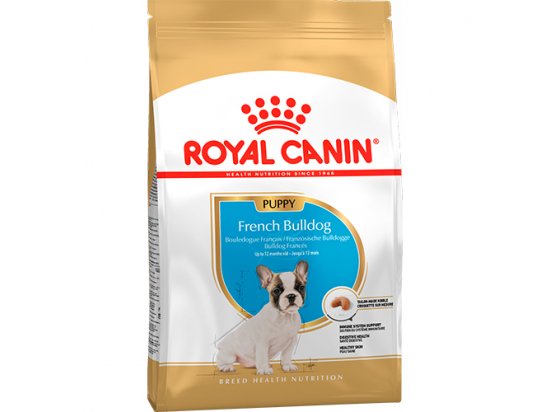 Фото - сухой корм Royal Canin FRENCH BULLDOG PUPPY (ФРАНЦУЗCКИЙ БУЛЬДОГ ПАППИ) корм для щенков до 12 месяцев