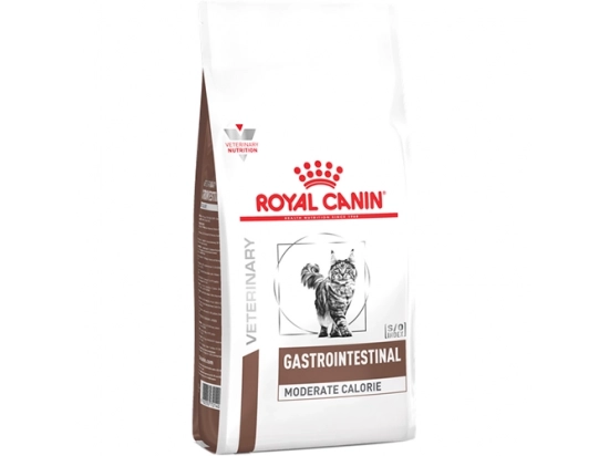 Фото - ветеринарные корма Royal Canin GASTRO INTESTINAL MODERATE CALORIE (ГАСТРО ИНТЕСТИНАЛ УМЕРЕННАЯ КАЛОРИЙНОСТЬ) сухой лечебный корм для кошек