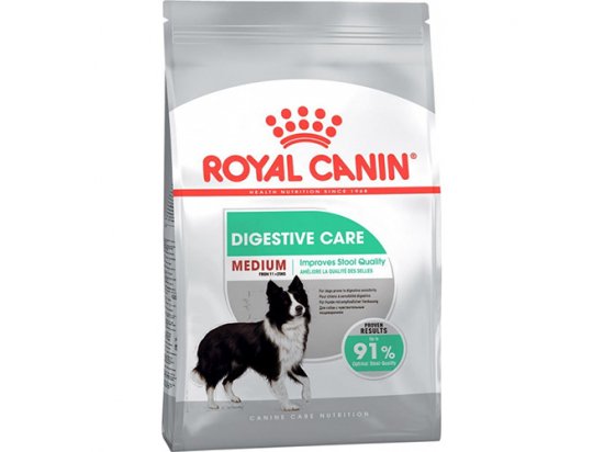 Фото - сухой корм Royal Canin MEDIUM DIGESTIVE CARE корм для собак средних пород с чувствительным пищеварением (от 11 до 25 кг)