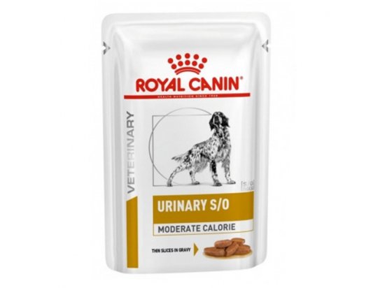 Фото - Royal Canin URINARY S/O MODERATE CALORIE лікувальний вологий корм для собак (шматочки у соусі) ветеринарні корми Royal Canin URINARY S/O MODERATE CALORIE лікувальний вологий корм для собак (шматочки у соусі)