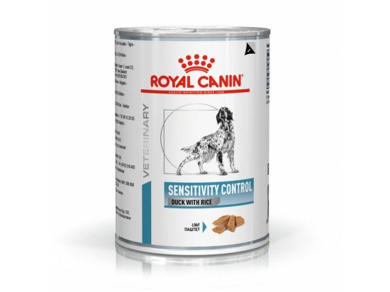 Фото - ветеринарні корми Royal Canin SENSITIVITY CONTROL with DUCK лікувальний вологий корм для собак при харчовій алергії