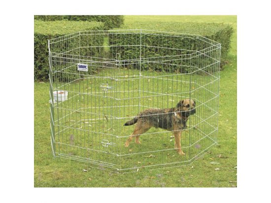 Фото - Savic ДОГ ПАРК (Dog Park) вольер для щенков, цинк, 8 панелей клітки, вольєри Savic ДОГ ПАРК (Dog Park) вольер для щенков, цинк, 8 панелей