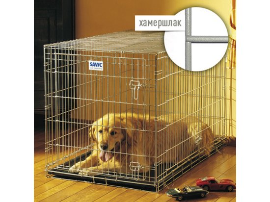 Фото - Savic DOG RESIDENCE цинкова клітка для собак, колір хамершлак клітки, вольєри Savic DOG RESIDENCE цинкова клітка для собак, колір хамершлак