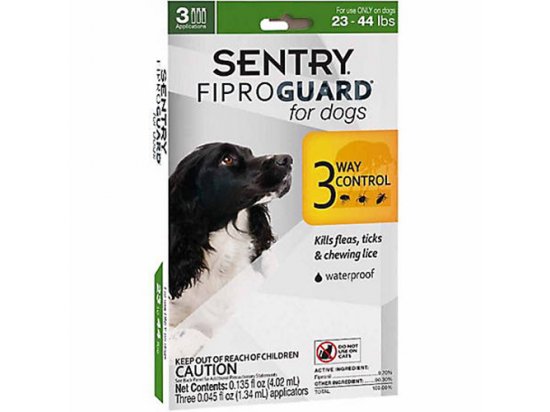 Фото 3 -  від бліх та кліщів Sentry FiproGuard (Фіпрогард) краплі від бліх, кліщів та вошей для собак