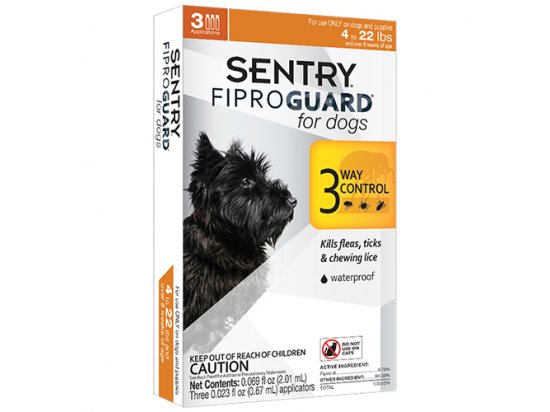 Фото 2 -  від бліх та кліщів Sentry FiproGuard (Фіпрогард) краплі від бліх, кліщів та вошей для собак
