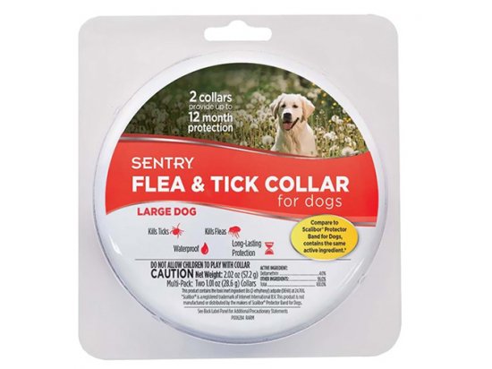 Фото - Sentry (Сентрі) FLEA & TICK LARGE (ВІД БЛОХ І КЛІЩІВ ВЕЛИКІ ПОРОДИ) нашийник для собак від бліх та кліщів Sentry (Сентрі) FLEA & TICK LARGE (ВІД БЛОХ І КЛІЩІВ ВЕЛИКІ ПОРОДИ) нашийник для собак