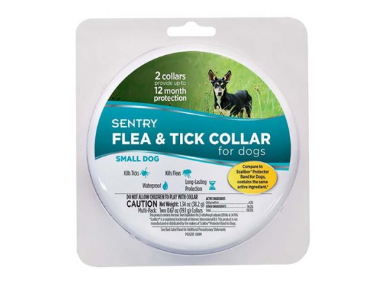 Фото - Sentry (Сентрі) FLEA & TICK SMALL (ВІД БЛОХ І КЛІЩІВ МАЛІ ПОРОДИ) нашийник для собак від бліх та кліщів Sentry (Сентрі) FLEA & TICK SMALL (ВІД БЛОХ І КЛІЩІВ МАЛІ ПОРОДИ) нашийник для собак