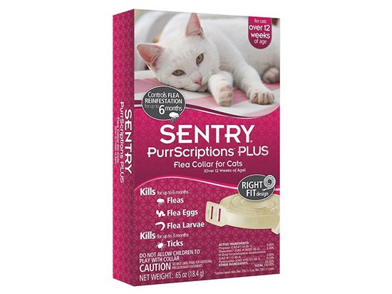 Фото - SENTRY ПУРРСКРИПШНС (PurrScriptions Plus) ошейник от блох и клещей для кошек 32 см от блох и клещей SENTRY ПУРРСКРИПШНС (PurrScriptions Plus) ошейник от блох и клещей для кошек 32 см