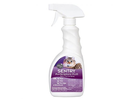 Фото - Sentry (Сентри) PURRSCRIPTIONS PLUS (ПУРРСКРИПШНС ПЛЮС) спрей от блох и клещей для кошек от блох и клещей Sentry (Сентри) PURRSCRIPTIONS PLUS (ПУРРСКРИПШНС ПЛЮС) спрей от блох и клещей для кошек