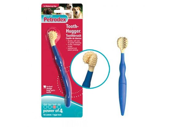 Фото - SENTRY Petrodex TOOTH-HUGGER brush - зубная щетка для собак и кошек  для зубов и пасти SENTRY Petrodex TOOTH-HUGGER brush - зубная щетка для собак и кошек 