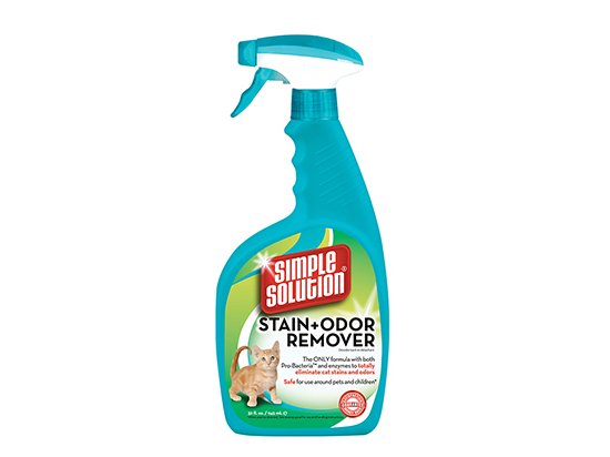 Фото - Simple Solution Cat stain and odor remover - средство для нейтрализации запахов и удаления пятен, с про-бактериями и энзимами удаление запахов, пятен и шерсти Simple Solution Cat stain and odor remover - средство для нейтрализации запахов и удаления пятен, с про-бактериями и энзимами