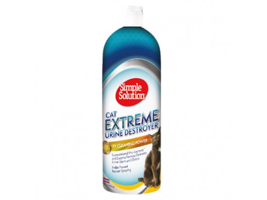Фото - Simple Solution EXTREME URINE DESTROYER для удаления пятен и нейтрализации запаха мочи кошек удаление запахов, пятен и шерсти Simple Solution EXTREME URINE DESTROYER для удаления пятен и нейтрализации запаха мочи кошек