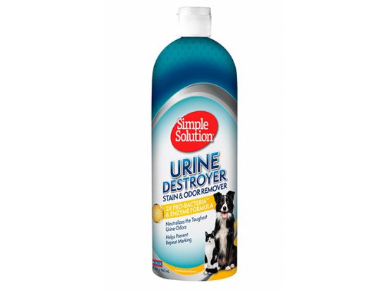 Фото - Simple Solution URINE DESTROYER STAIN cредство для нейтрализации запахов и удаления пятен мочи удаление запахов и пятен Simple Solution URINE DESTROYER STAIN cредство для нейтрализации запахов и удаления пятен мочи