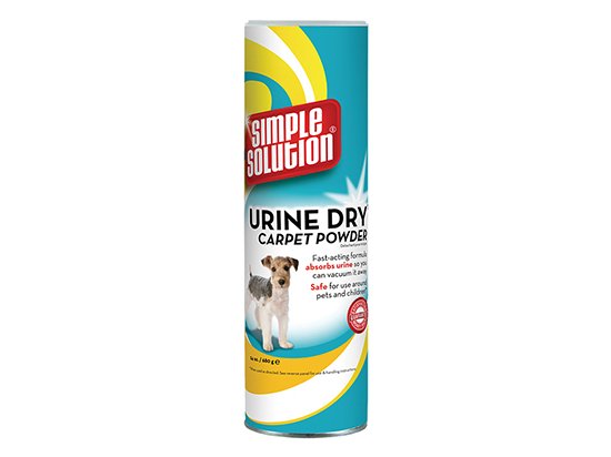 Фото - Simple Solution URINE DRY CARPET POWDER - засіб для нейтралізації запаху та видалення плям у порошку для килимових покриттів видалення запахів та плям Simple Solution URINE DRY CARPET POWDER - засіб для нейтралізації запаху та видалення плям у порошку для килимових покриттів