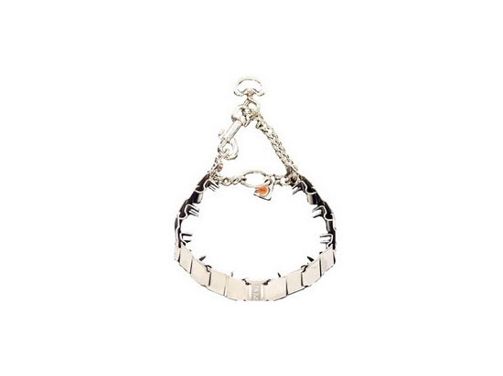 Фото - Sprenger NECK-TECH SPORT Stainless - пластинчатый строгий ошейник с карабином для собак амуниция Sprenger NECK-TECH SPORT Stainless - пластинчатый строгий ошейник с карабином для собак