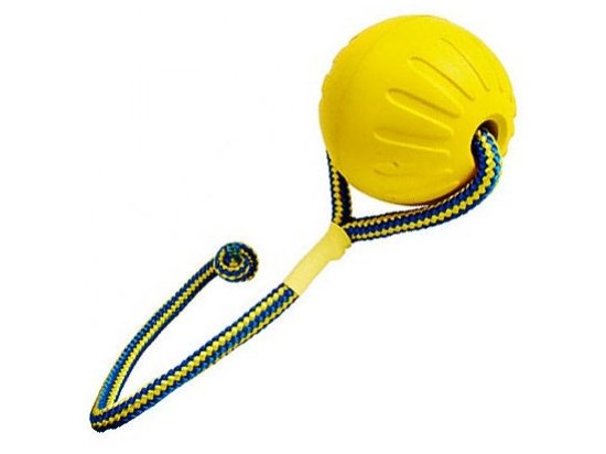 Фото 4 -  іграшки StarMark Swing&Fling Fetch Ball іграшка для собак, м'яч на мотузці