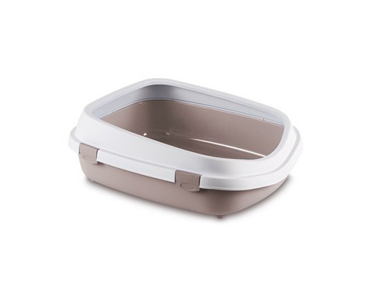 Фото - Stefanplast (Стефанпласт) QUEEN  туалет з бортиком, бежевий туалети, лотки Stefanplast (Стефанпласт) QUEEN  туалет з бортиком, бежевий