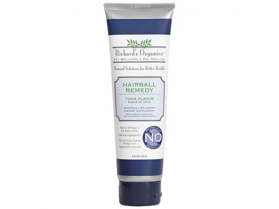 Фото - SynergyLabs RICHARD'S ORGANICS гель для виведення шерсті зі смаком тунця для котів для виведення шерсті SynergyLabs RICHARD'S ORGANICS гель для виведення шерсті зі смаком тунця для котів