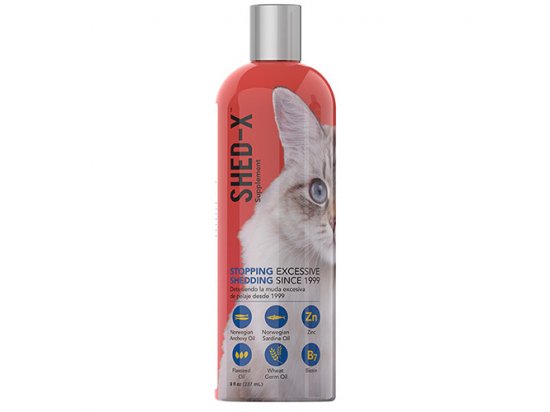 Фото - SynergyLabs SHED-X CAT ШЕД-ІКС добавка для шерсті проти линьки для котів для шкіри та шерсті SynergyLabs SHED-X CAT ШЕД-ІКС добавка для шерсті проти линьки для котів