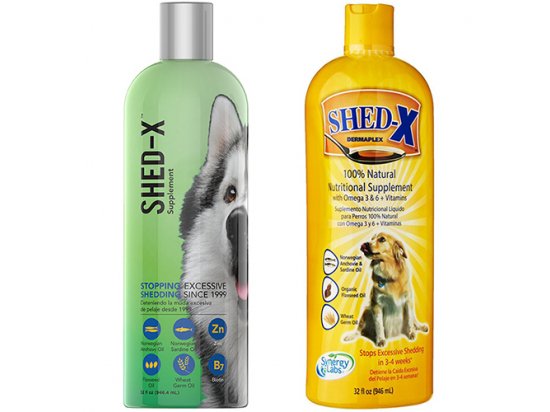 Фото 2 -  витамины и минералы SynergyLabs Shed-X Dog ШЕД-ИКС ДОГ добавка для шерсти против линьки для собак