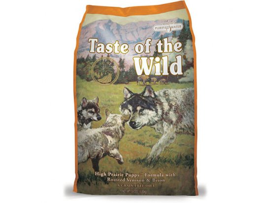 Фото - сухий корм Taste of the Wild HIGH PRAIRIE PUPPY FORMULA - корм для цуценят зі смаженою олениною та м'ясом бізону