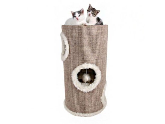 Фото 3 -  когтеточки, с домиками Trixie Cat Tower Edoardo Когтеточка-домик для кошек Башня