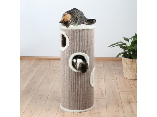 Фото 2 -  когтеточки, с домиками Trixie Cat Tower Edoardo Когтеточка-домик для кошек Башня