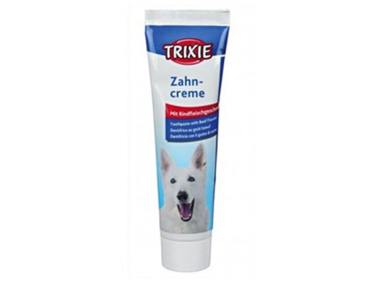 Фото - Trixie TOOTHPASTE BEEF FLAVOR (ЗУБНАЯ ПАСТА С АРОМАТОМ МЯСА) для собак (2545), 100 г для зубов и пасти Trixie TOOTHPASTE BEEF FLAVOR (ЗУБНАЯ ПАСТА С АРОМАТОМ МЯСА) для собак (2545), 100 г