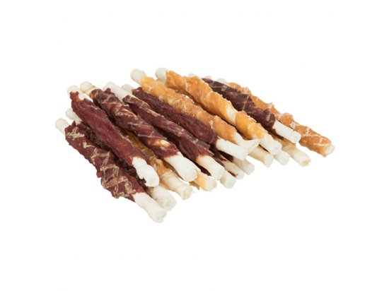 Фото 2 -  лакомства Trixie Denta Fun CHEWING ROLLS MIX лакомства для собак микс с говядиной, ягненком и курицей
