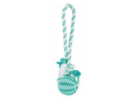 Фото - Trixie (Трикси) DENTAFUN (МЯЧ НА КАНАТЕ) игрушка для собак игрушки Trixie (Трикси) DENTAFUN (МЯЧ НА КАНАТЕ) игрушка для собак