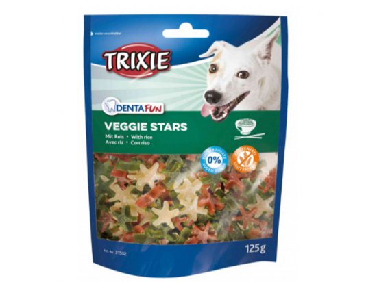 Фото - Trixie DENTAFUN VEGGIE STARS лакомство для собак с рисом ласощі Trixie DENTAFUN VEGGIE STARS лакомство для собак с рисом