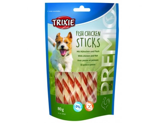Фото - Trixie Fish Chicken Stick жевательные палочки с курицей и рыбой - лакомство для собак лакомства Trixie Fish Chicken Stick жевательные палочки с курицей и рыбой - лакомство для собак