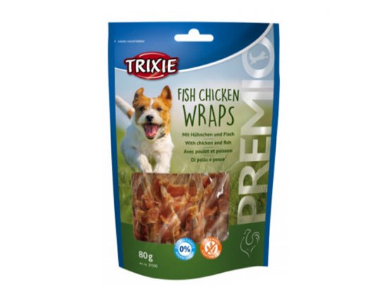 Фото - Trixie (Трикси) FISH CHICKEN WRAPS лакомство для собак с курицей и рыбой лакомства Trixie (Трикси) FISH CHICKEN WRAPS лакомство для собак с курицей и рыбой