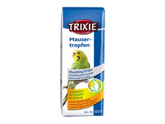 Фото - Trixie MOULTING DROPS капли для птиц в период линьки витамины и минералы Trixie MOULTING DROPS капли для птиц в период линьки