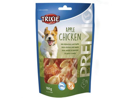 Фото - Trixie PREMIO APPLE CHICKEN кусочки курицы с яблоком для собак лакомства Trixie PREMIO APPLE CHICKEN кусочки курицы с яблоком для собак
