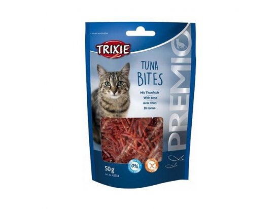 Фото - Trixie PREMIO TUNA BITES (ТУНЕЦЬ І КУРКА) ласощі для котів ласощі Trixie PREMIO TUNA BITES (ТУНЕЦЬ І КУРКА) ласощі для котів