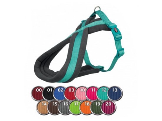 Фото 2 -  амуниция Trixie PREMIUM TOURING HARNESS шлея для собак, нейлон, черный