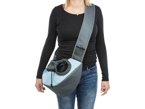 Фото - Trixie SLING FRONT CARRIER переноска - рюкзак для кошек и собак, ГОЛУБАЯ (28883) переноски, сумки, рюкзаки Trixie SLING FRONT CARRIER переноска - рюкзак для кошек и собак, ГОЛУБАЯ (28883)