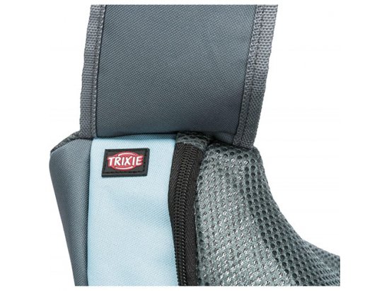 Фото 3 -  переноски, сумки, рюкзаки Trixie SLING FRONT CARRIER переноска - рюкзак для кошек и собак, ГОЛУБАЯ (28883)