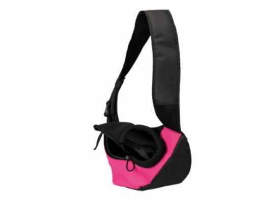 Фото 3 -  переноски, сумки, рюкзаки Trixie (Трикси) SLING FRONT CARRIER переноска - рюкзак для животных, розовый (28956)