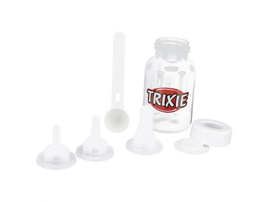 Фото - замінники котячого молока Trixie SUCKLING BOTTLE SET набір для вигодовування цуценята і кошенят (24210)