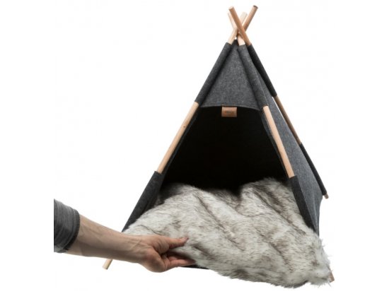 Фото 4 -  спальные места, лежаки, домики Trixie TIPI лежак-вигвам для кота (36275)