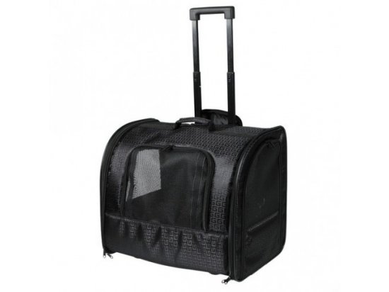 Фото 2 -  переноски, сумки, рюкзаки Trixie (Тріксі) TROLLEY ELEGANCE сумка-переноска для котів та собак, чорний (2881)