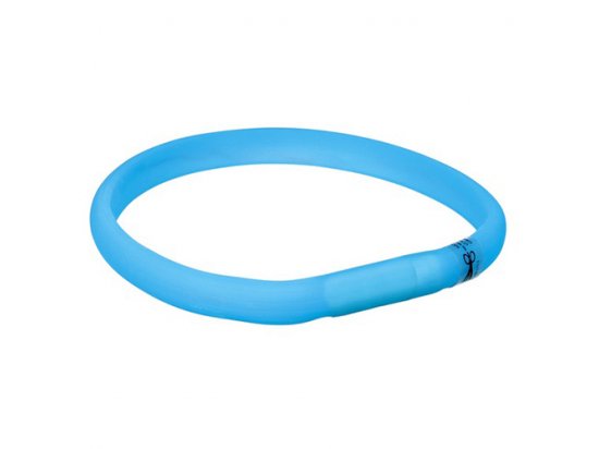 Фото - Trixie (Трикси) USB Flash Light Band Ошейник светящийся USB голубой (12681) амуніція Trixie (Трикси) USB Flash Light Band Ошейник светящийся USB голубой (12681)