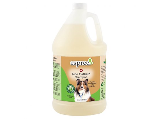 Фото 2 -  лечебная косметика ESPREE (Эспри) ALOE OATBATH MEDICATED SHAMPOO Шампунь для собак при начальных стадиях себореи