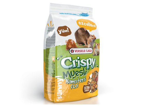 Фото - корм для гризунів Versele-Laga (Верселе-Лага) CRISPY MUESLI HAMSTER (КРИСПІ МЮСЛІ ХОМ'ЯК) корм для хом'яків, щурів, мишей та піщанок